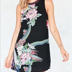 Ecote Guinevere Open-Back Frock Dress